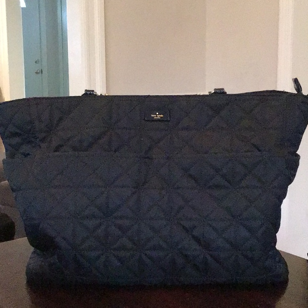 Quilted nylon Kate spade diaper bag